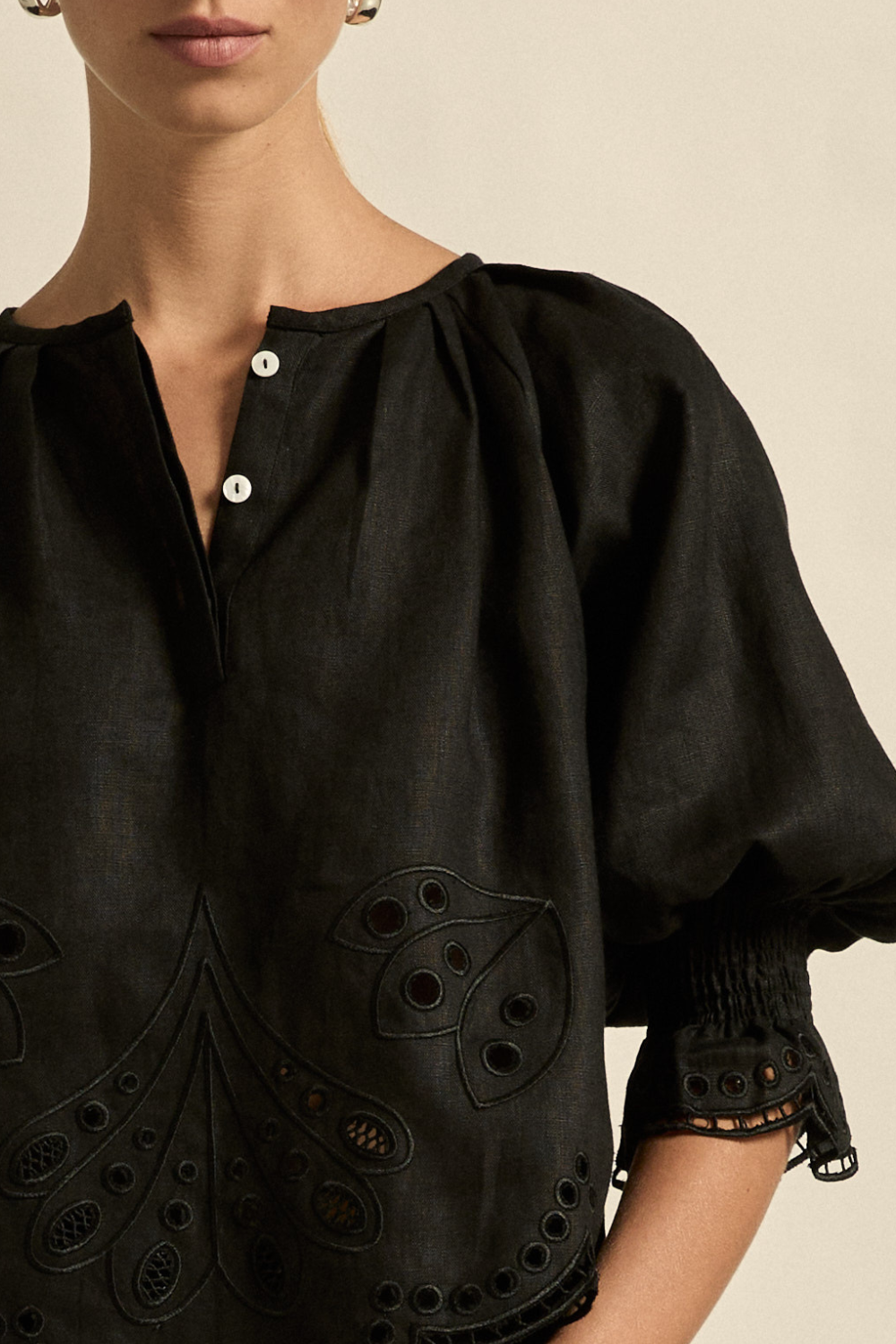 Zoe Kratzmann | Dawn Top | Black