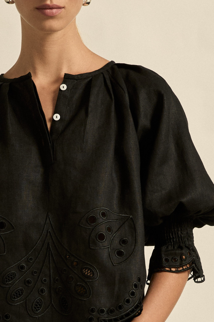 Zoe Kratzmann | Dawn Top | Black
