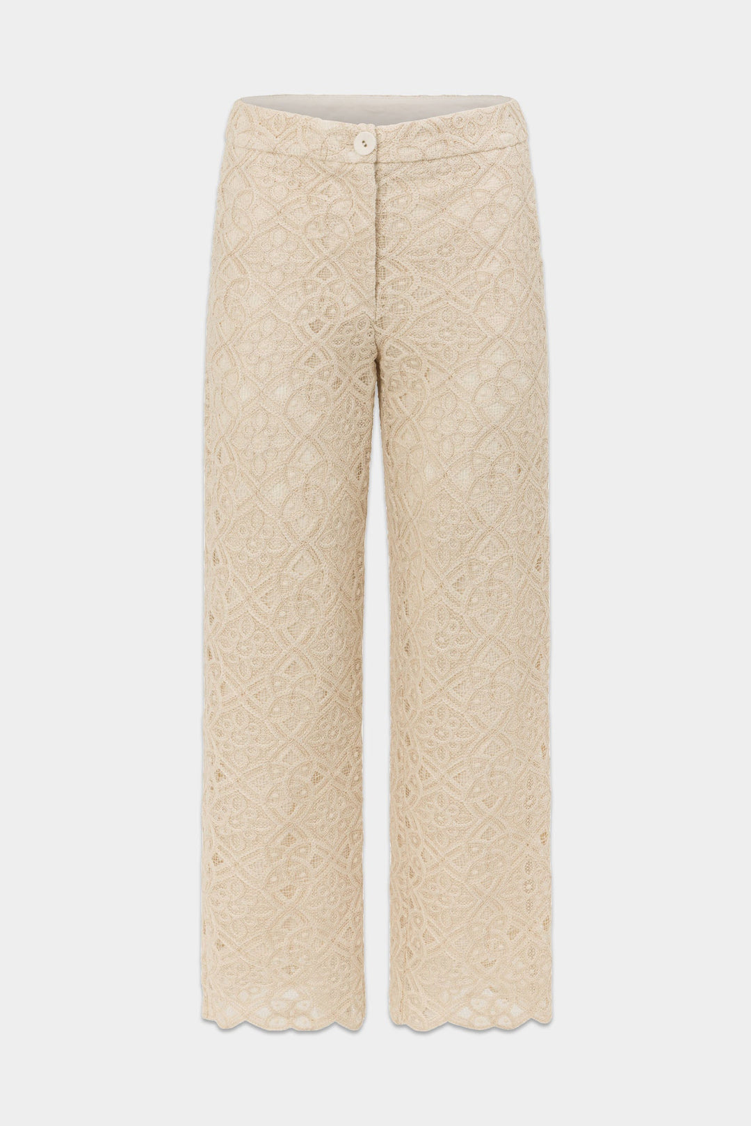 Direct Pant - ecru flat lay