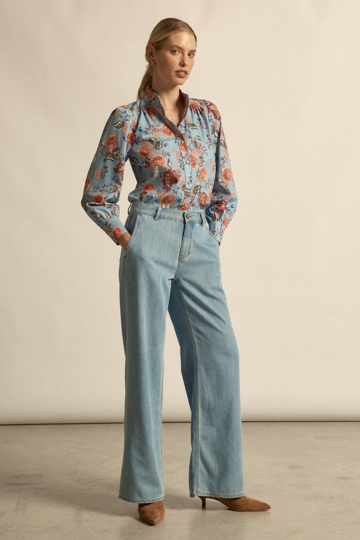 Zoe Kratzmann | Fete Top | Twilight Bloom - Dutch Hideout