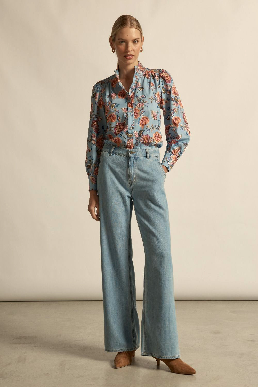 Zoe Kratzmann | Fete Top | Twilight Bloom - Dutch Hideout