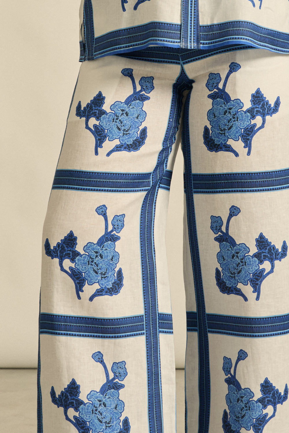 Zoe Kratzmann | Gesture Pant | Azure Collage