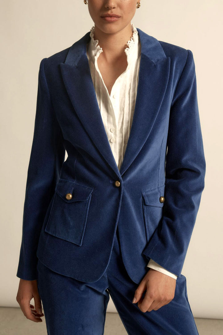 Zoe Kratzmann | Glace Jacket | Sapphire