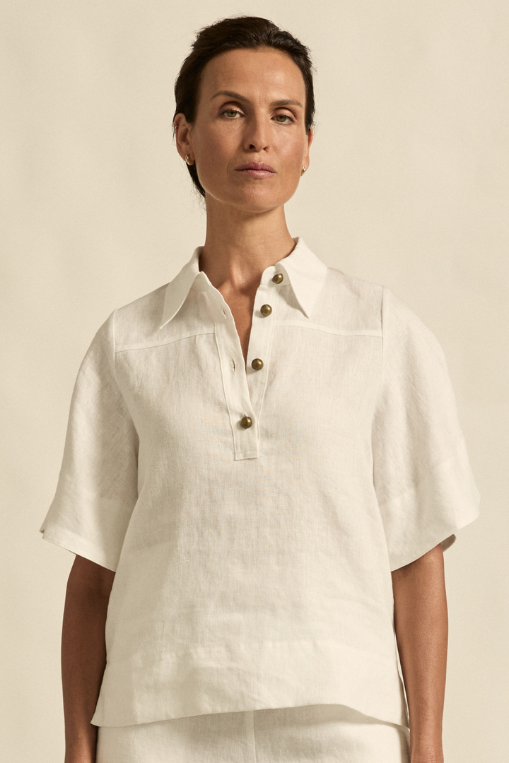 Zoe Kratzmann | Insinuate Top | Porcelain