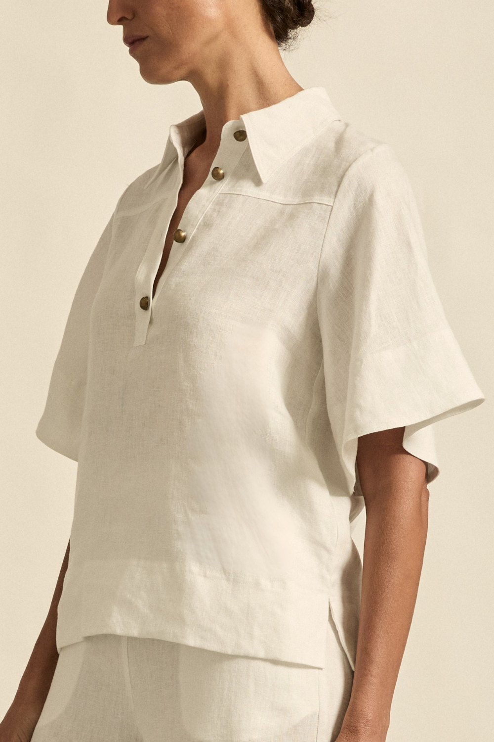 Zoe Kratzmann | Insinuate Top | Porcelain