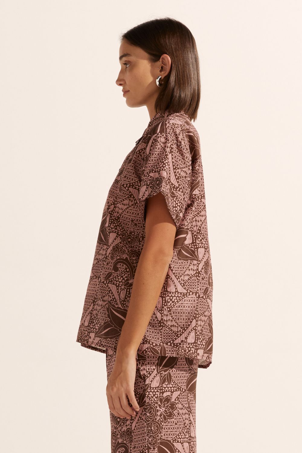 Zoe Kratzmann | Jaunt Top | Cacao Batik