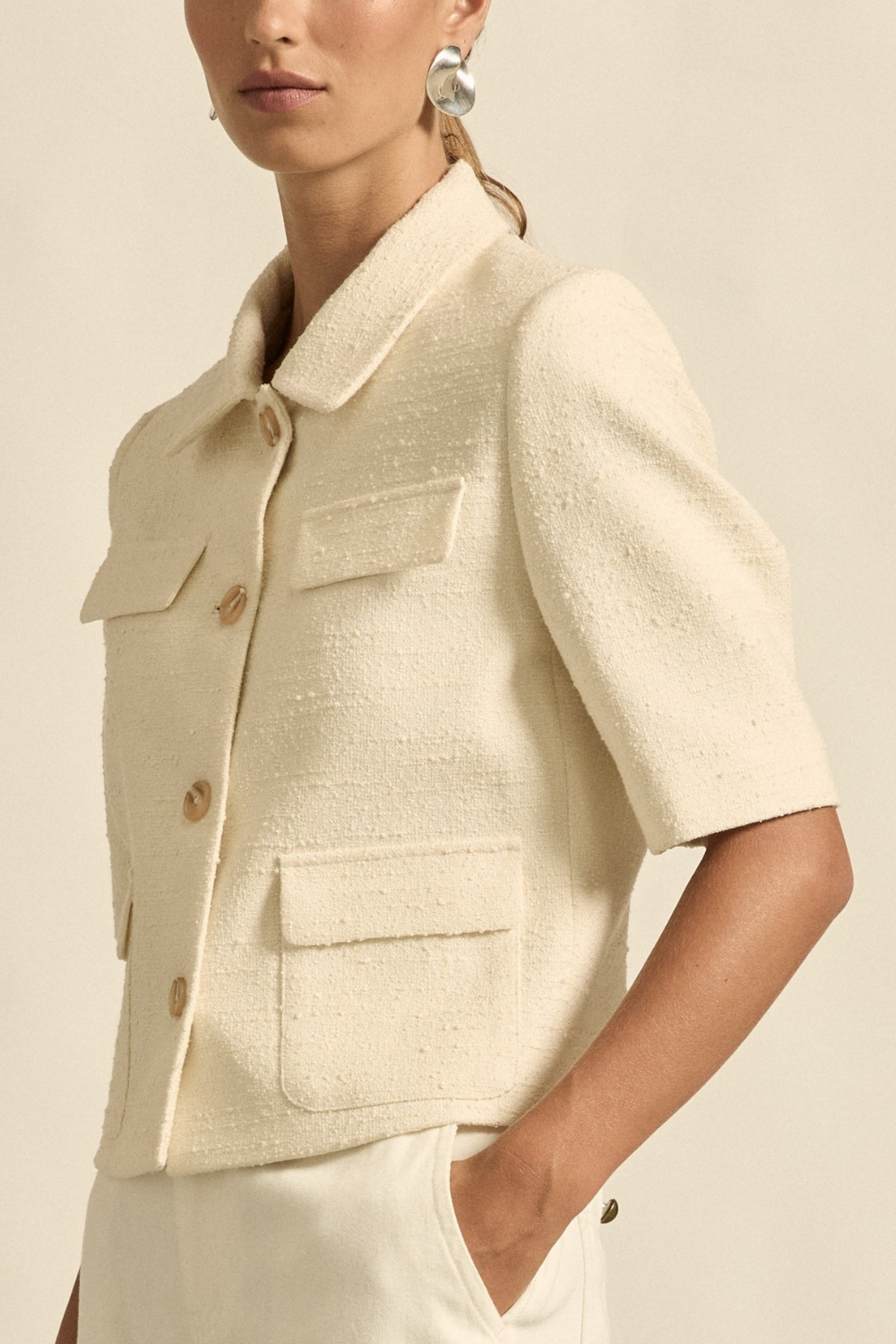 Zoe Kratzmann | Juncture Jacket | Alabaster