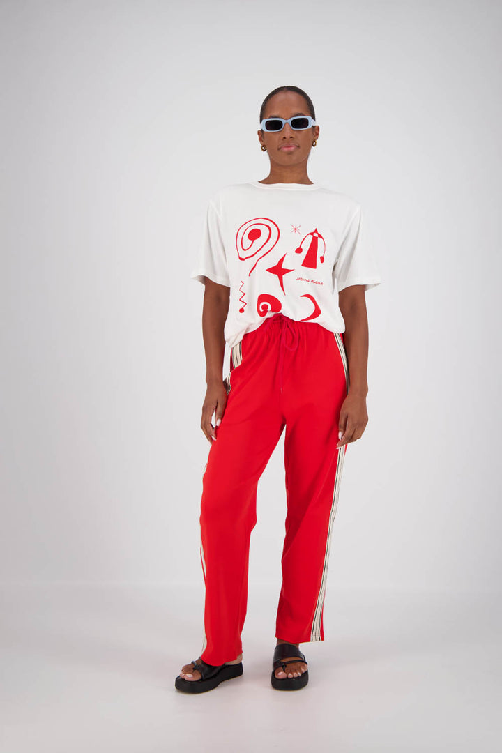 Jasmine Alexa | Panarea Trackpant | Red