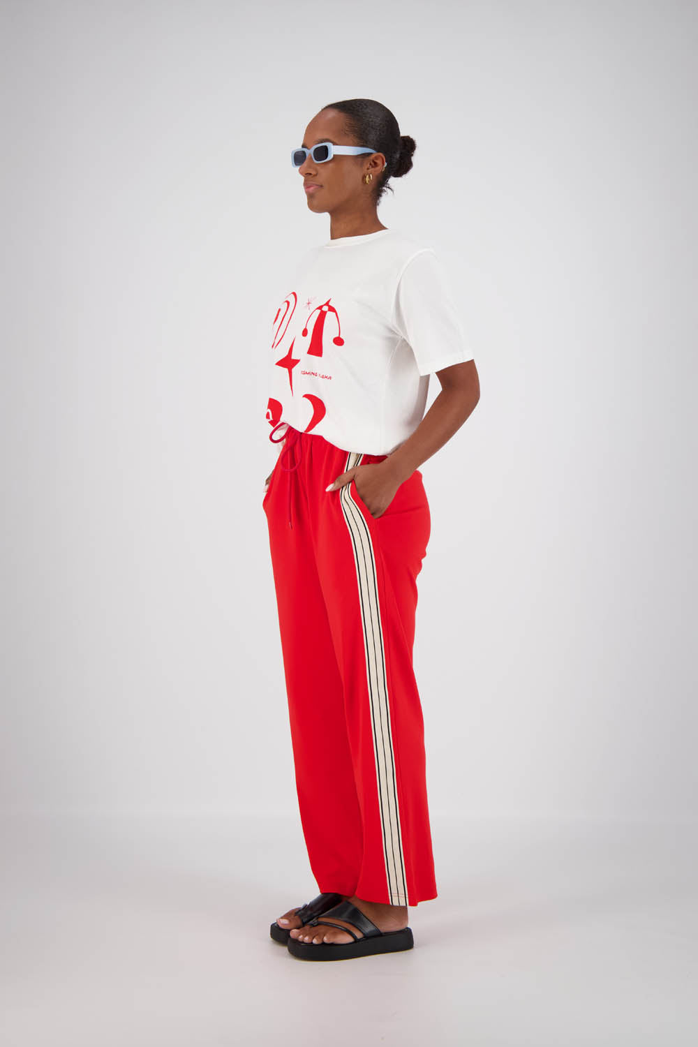 Jasmine Alexa | Panarea Trackpant | Red