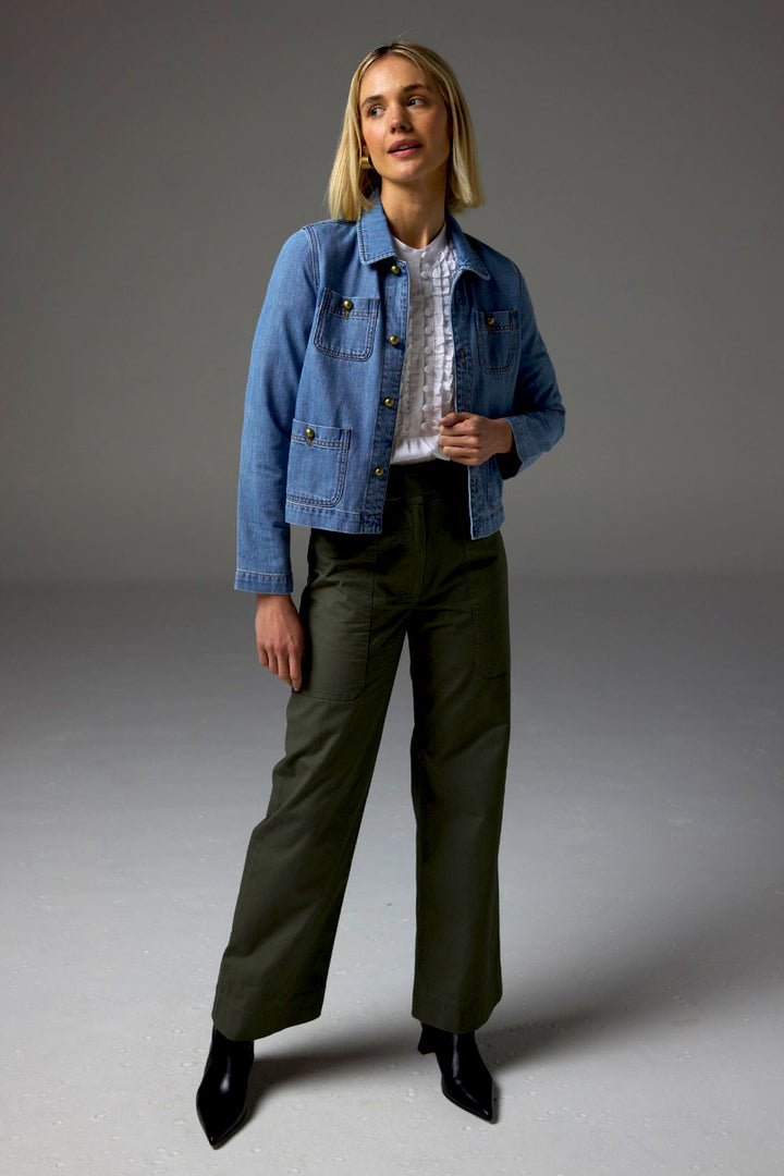 Zoe Kratzmann | Palpable Jacket | Light Washed Denim