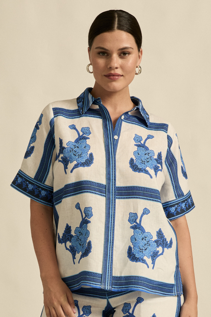 Zoe Kratzmann | Pixel Top | Azure Collage