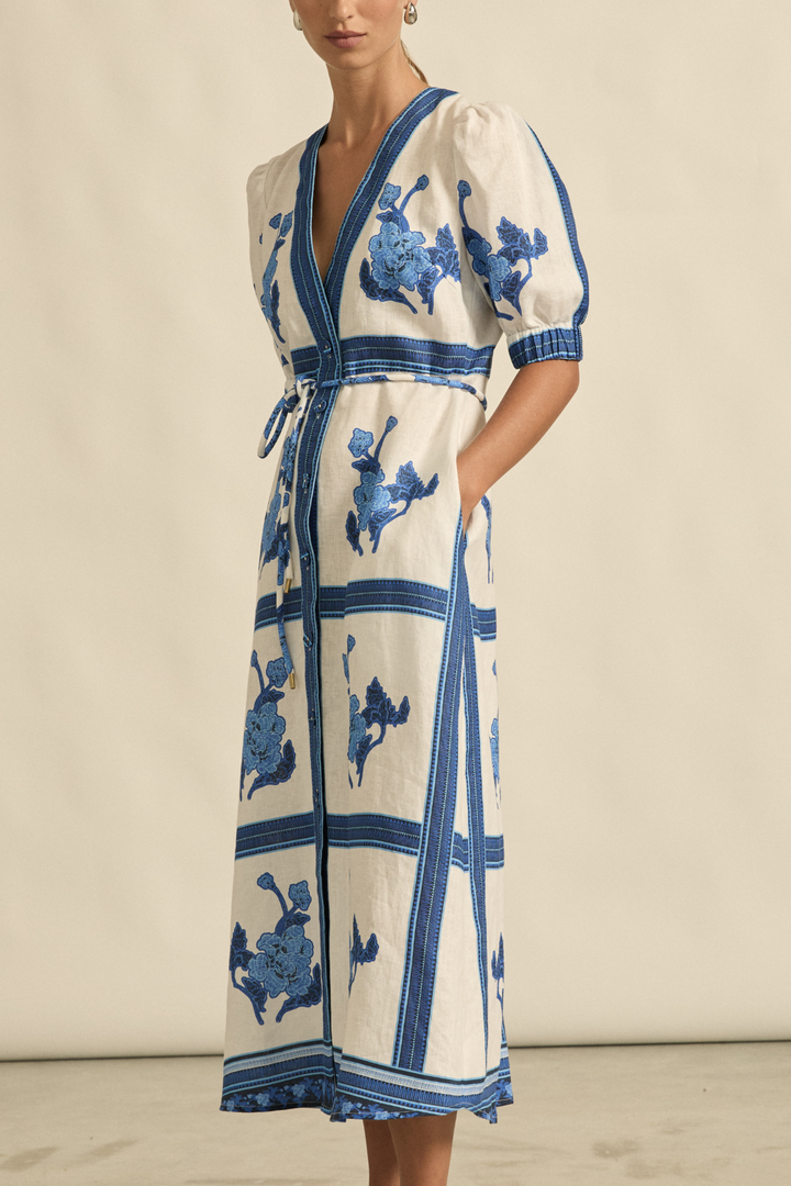 Zoe Kratzmann | Portrait Dress | Azure Collage