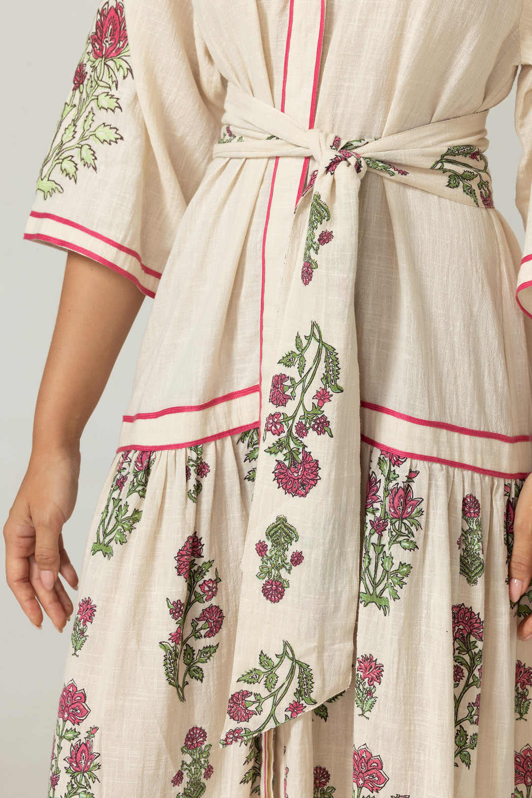 Miss June Paris | Gilda Long Dress | Off White / Ecru