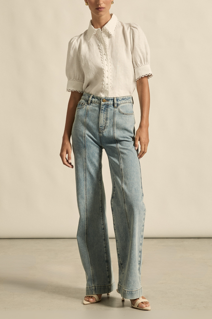 Zoe Kratzmann | Tether Top | Porcelain