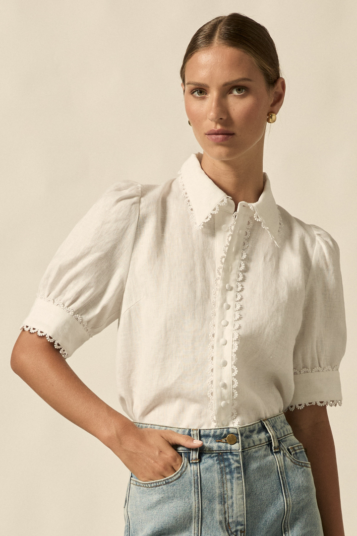 Zoe Kratzmann | Tether Top | Porcelain