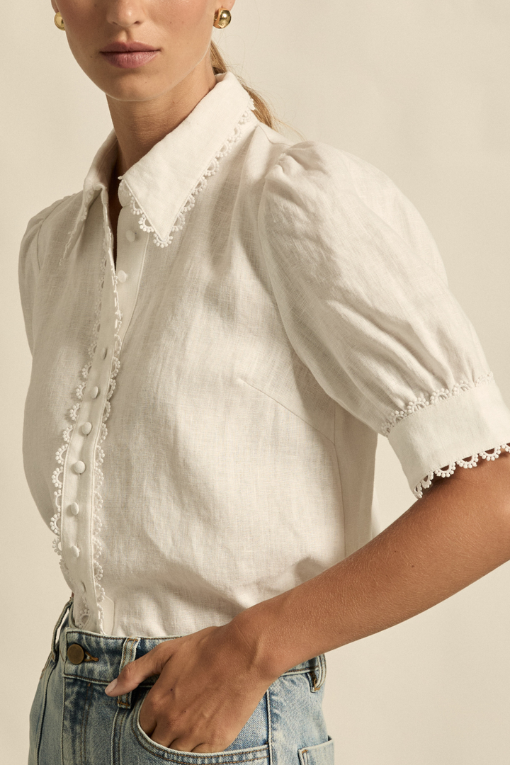Zoe Kratzmann | Tether Top | Porcelain