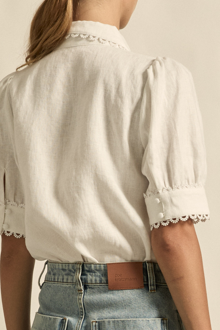 Zoe Kratzmann | Tether Top | Porcelain