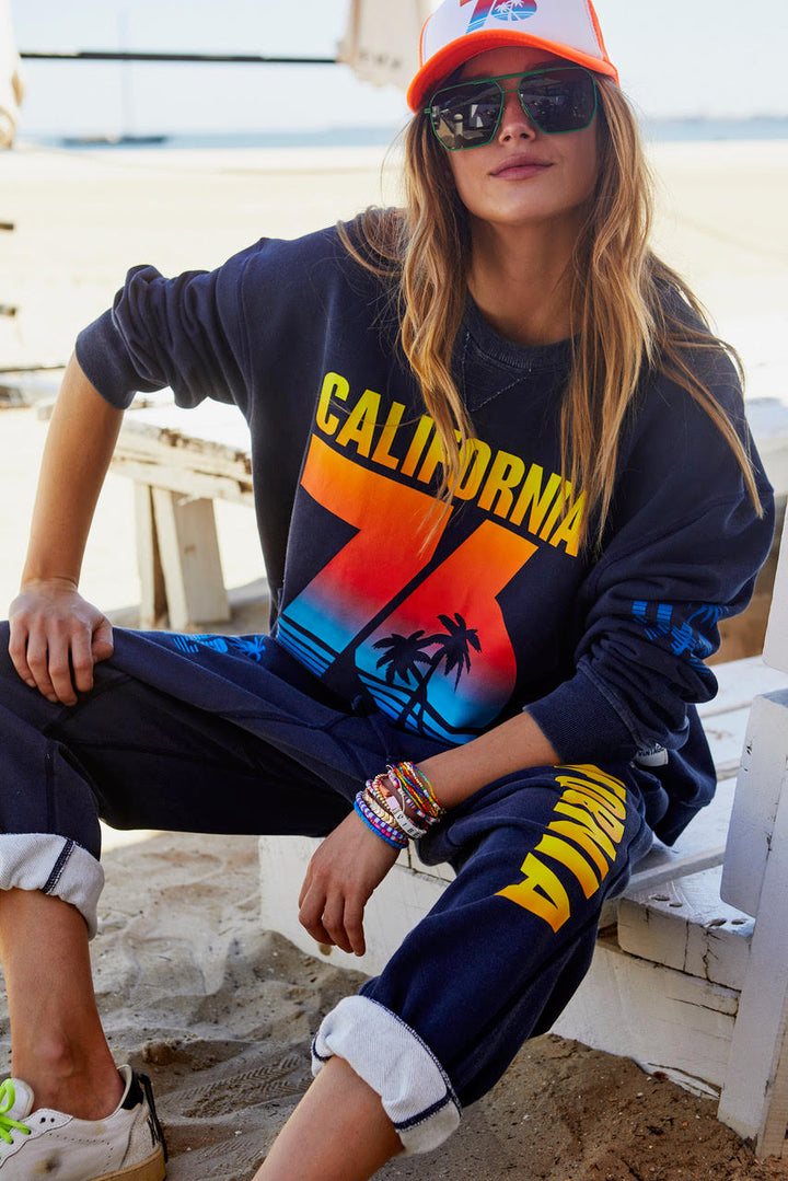 Hammill & Co | Sunset Navy Cali Sweat