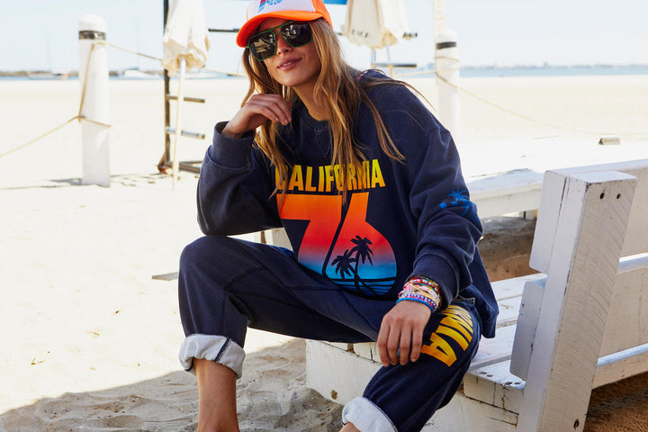 Hammill & Co | Sunset Navy Cali Sweat