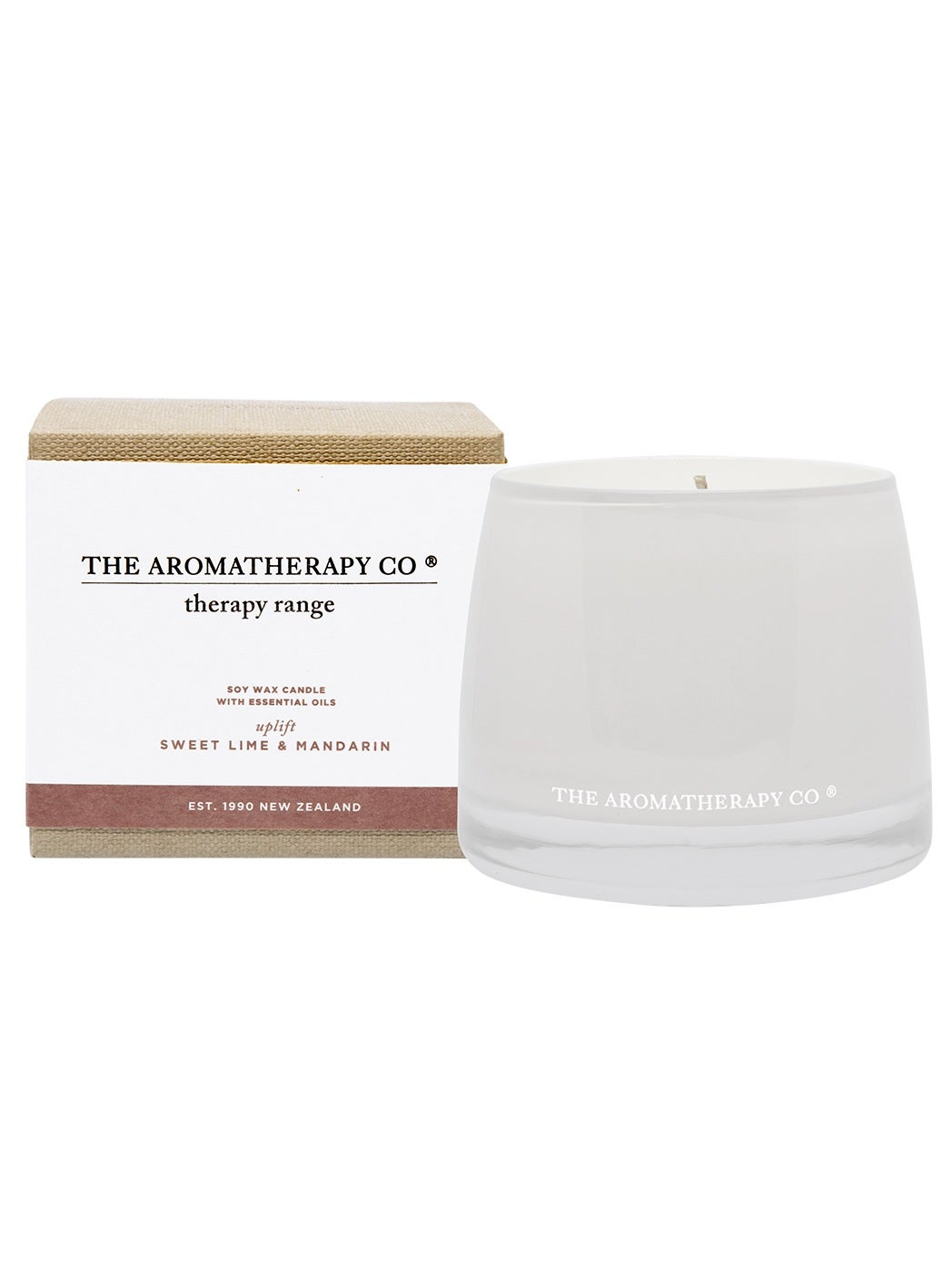 THE AROMATHERAPY CO | CANDLE UPLIFT | SWEET LIME & MANDARIN