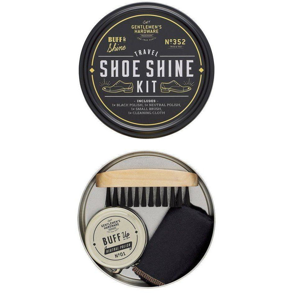 Gentlemen's Hardware | Travel Shoe Shine Tin
