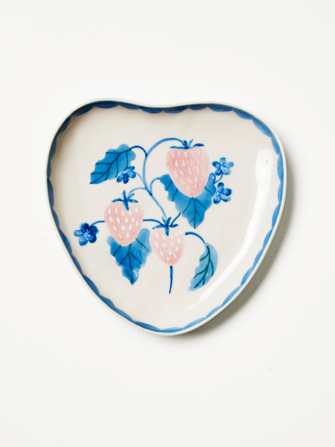 JONES & CO | STRAWBERRY HEART TRAY BLUE
