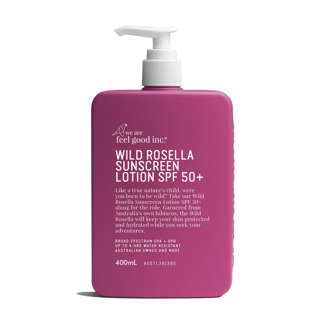 We are Feel Good Inc. | Wild Rosella Sunscreen Lotion SPF 50+ 400ml