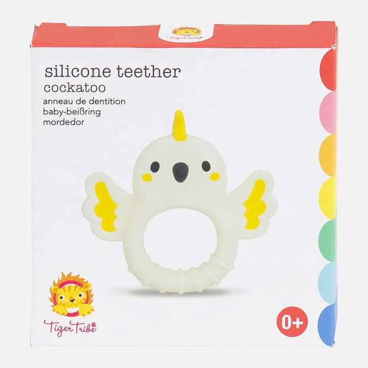 TIGER TRIBE | SILICONE TEETHER - COCKATOO