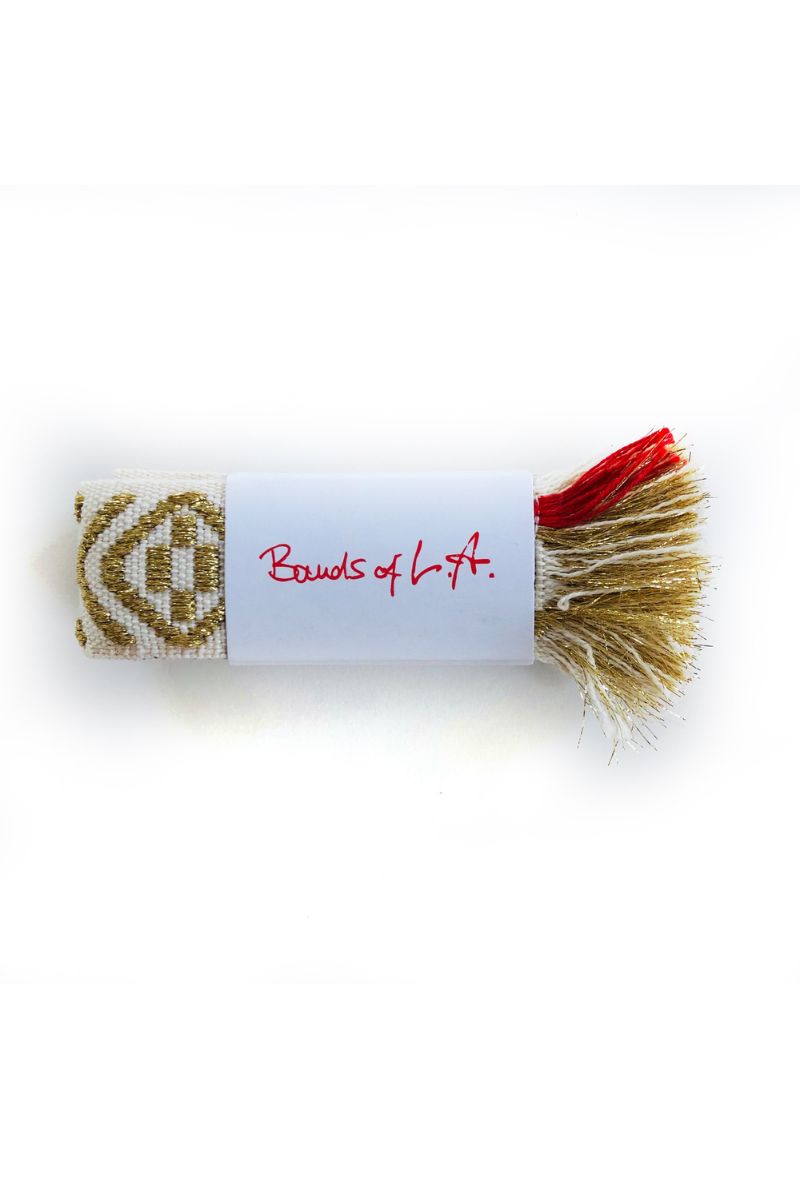 BANDS OF LA | WOVEN BELT | WHITE GOLD - Dutch Hideout